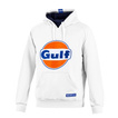 Sudadera Hombre Capucha Sparco GULF blanca