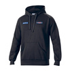 Sudadera Hombre Capucha Stripe Sparco Martini Racing negro