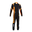 Traje de karting Sparco THUNDER negro-naranja (FIA)