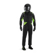 Traje de carreras Sparco SPRINT MY22 negro-verde (homologación FIA)