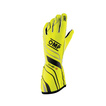 Guantes de carreras OMP ONE-S MY20 amarillo (homologación FIA)