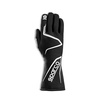 Guantes de carreras Sparco LAND+ negro (homologación FIA)