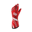Guantes de carreras OMP ONE-S MY20 rojo (homologación FIA)