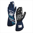 Guantes de carreras OMP ONE-S MY20 azul marino (homologación FIA)