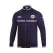 Sudadera de hombre con cremallera Sparco Martini azul marino