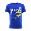 Camiseta Helmet Graphic Ayrton Senna F1 2025 para hombre