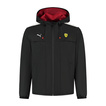 Chaqueta de hombre impermeable negra Scuderia Ferrari F1 2025