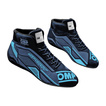 Botas de carreras OMP SPORT MY22 negro-azul (FIA)