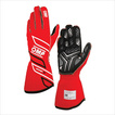 Guantes de carreras OMP ONE-S MY25 rojo (homologación FIA)