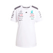 Camiseta para mujer Team Mercedes AMG F1 2025 blanco