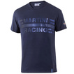 Camiseta de hombre Sparco Martini Racing Big Logo azul marino