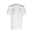 Polo hombre Team Mercedes AMG F1 2025 blanco