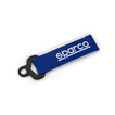 Llavero de cuero para llaves Sparco azul