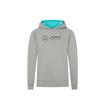 Mercedes AMG F1 2024 Sudadera con capucha para niño con logo grande