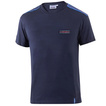 Camiseta de hombre Sparco Martini Racing Top Stripes azul marino