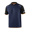 Camiseta de hombre Sparco TECH azul marino/naranja