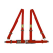 Cinturones de seguridad OMP Road de 4 puntos ECE, DA505, rojo