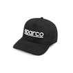 Gorra de beisbol Sparco SUEDE negro