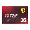 Bandera Charles Leclerc Scuderia Ferrari F1 2025