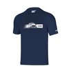 Camiseta de hombre Car M-Sport Sparco azul oscuro