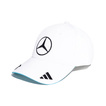 Gorra de béisbol para hombre George Russell Mercedes AMG F1 2025 blanco
