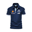 Camisa de polo Team Hyundai Motorsport 2025 azul marino