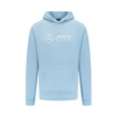 Sudadera con capucha para hombre Retro Hoodie Blue Mercedes AMG F1