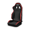 Asiento Sparco R100 MY22 negro-rojo