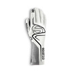 Guantes de carreras Sparco LAP MY22 blanco (homologación FIA)