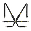 Cinturones de seguridad de 6 puntos OMP Saloon Endurance negro