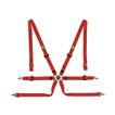 Arnes seguridad OMP ONE Pull Up rojo (FIA)