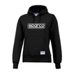 Sudadera de mujer con capucha Sparco FRAME negro