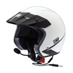 Casco abierto con intercomunicador OMP STAR-J blanco