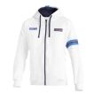 Sudadera con capucha de hombre Sparco Full Zip Martini Racing MY25 blanco-azul marino
