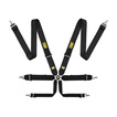 Cinturones de seguridad de 6 puntos OMP Saloon negro