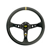 Volante OMP CORSICA BLACK-YELLOW cuero