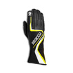 Guantes de carreras Sparco RECORD MY20 negro-amarillo