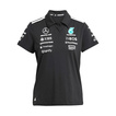 Polo mujer Team Mercedes AMG F1 2025 negro